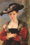 Peter Paul Rubens Portrait of Susanna Fourment ('Le Chapeau de Paille') (mk27) Spain oil painting artist